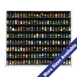 Wall Mounted Display Case for LEGO Minifigures - 24 Minifigs Wide